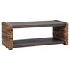vidaXL Kaffebord Naturlig 90 x 45 x 35 cm Massiv Mahogni Tre