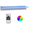 vidaXL Vannfall med RGB LED rustfritt st&aring;l 60 cm
