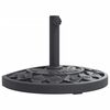 vidaXL Parasollfot for &Oslash;38 / 48 mm stenger 9 kg halvrund
