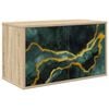 vidaXL Vegghengt TV-skap WIJHE 69 x 33 x 40 cm Sonoma eik