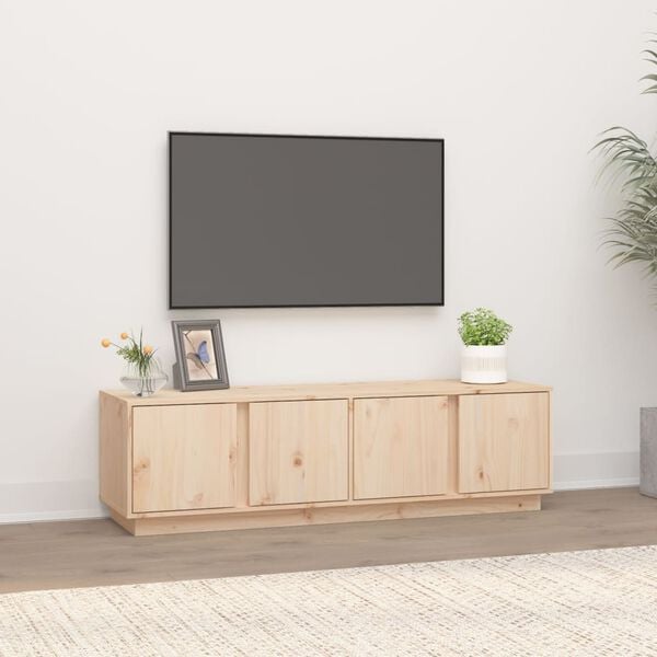 vidaXL TV-benk 140x40x40 cm heltre furu