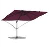 vidaXL Parasoll Bordeaux Rød 351 x 250 x 260 cm Polyester og aluminium