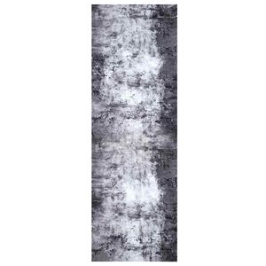vidaXL Kj&oslash;kken teppe Gr&aring; 180 x 60 cm Fl&oslash;yel