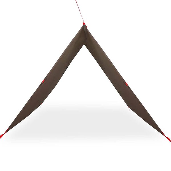 vidaXL Campingpresenning brun 406x306 cm vanntett