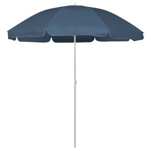 vidaXL Strandparasoll bl&aring; 240 cm