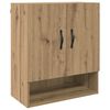 vidaXL Vegghengt skap 60 x 31 x 70 cm Konstruert tre Artisan Eik