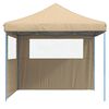 vidaXL Partytelt Beige 292 x 292 x 315 cm Oxford Stoff