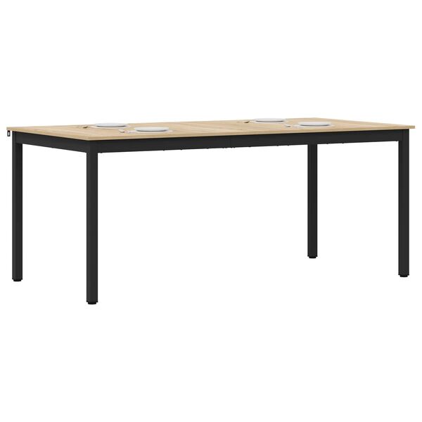 vidaXL Spisebord Konstruert tre