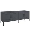 vidaXL TV-benker 2 stk antrasitt 68x39x50,5 cm st&aring;l