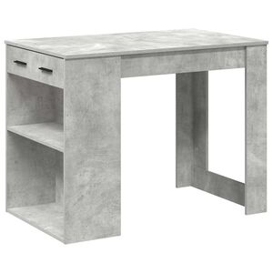 vidaXL Skrivebord med skuff og hylle 102x62x77,5 cm konstruert tre