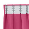 vidaXL M&oslash;rkleggende Gardiner med Ringer 2 pcs Lys Rosa 260 x 140 cm