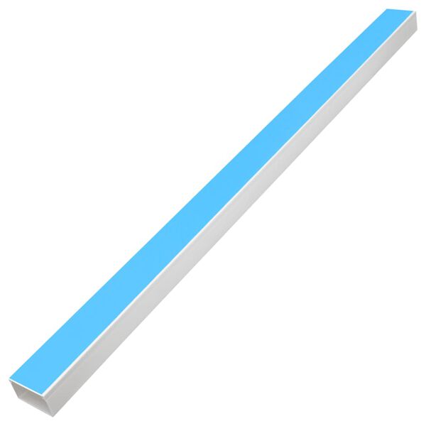 vidaXL Kabelkanaler selvklebende 100x40 mm 30 m PVC