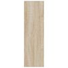 vidaXL Veggskoskap 2 stk sonoma eik 80x18x60 cm sponplater