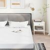 vidaXL Madrassbeskytter hvit 200x220 cm vanntett
