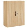 vidaXL Highboard sonoma eik 69,5x34x180 cm konstruert tre