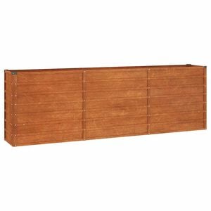 vidaXL H&oslash;ybed rust 240x40x77 cm cortenst&aring;l