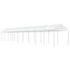 vidaXL Paviljong med tak hvit 20,07x2,28x2,69 m polyetylen