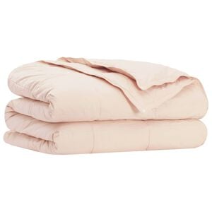 vidaXL Dyne 135 x 200 cm Hele sesonger Kapok Fiber Beige