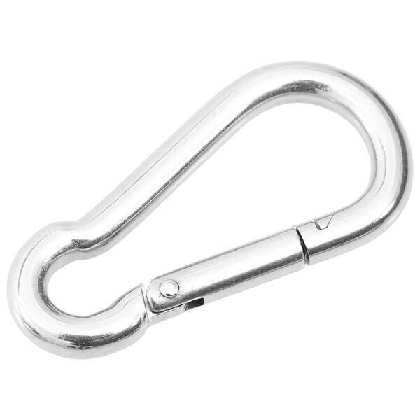 vidaXL Monteringssett til solseil 9 deler rustfritt st&aring;l