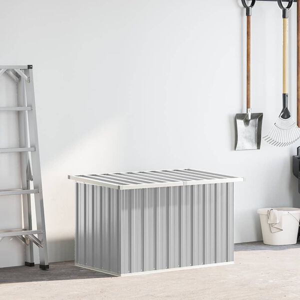 vidaXL Putekasse gr&aring; 109x67x65 cm