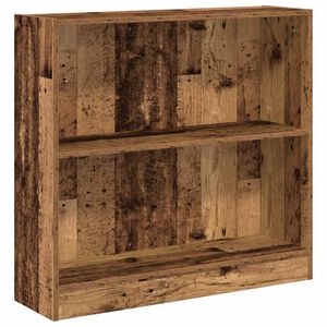 vidaXL Bokhylle gammelt tre 80x24x76 cm konstruert tre