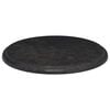 vidaXL Bordplate svart &Oslash;40x2,5 cm marmor