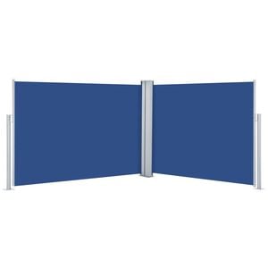 vidaXL Uttrekkbar sidemarkise 100x1000 cm bl&aring;