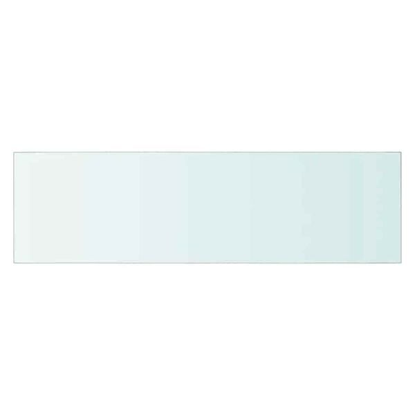 vidaXL Hyllepanel klart glass 70x20 cm