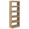 vidaXL Bokskap artisan eik 60 x 30 x 166 cm Konstruert tre