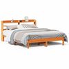 vidaXL Sengeramme uten madrass voksbrun 160x200 cm heltre furu