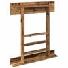 vidaXL Veggmontert fiskestangholder Konstruert tre 93 x 12 x 103 cm