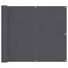 vidaXL Balkongskjerm antrasitt 90x800 cm 100% polyester oxford