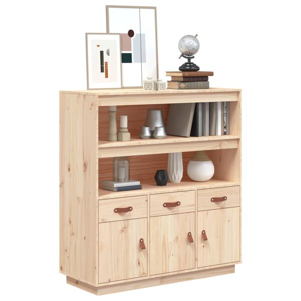 vidaXL Highboard 100x40x108,5 cm heltre furu