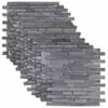 vidaXL Mosaic Fliser Gr&aring; 30 x 30 cm Marmor