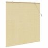 vidaXL Rullegardin med gardiner Natur 140 x 160 cm Bambus