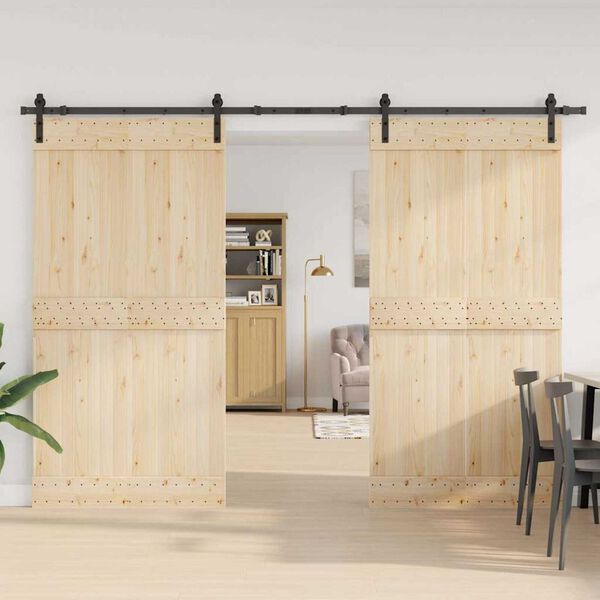 vidaXL Utstyr for skyved&oslash;r 305 cm st&aring;l svart