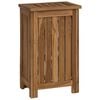 vidaXL Vaskekurv Naturlig 35 x 25 x 60 cm Massivt Teaktre