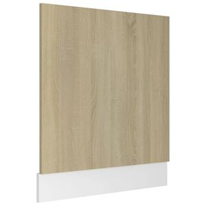 vidaXL Oppvaskmaskinspanel "Lyon" sonoma eik 59,5x3x67 cm sponplate