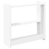 vidaXL Biljardqueue stativ Konstruert tre 60 x 20 x 57 cm Hvit