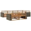 vidaXL Utend&oslash;rs sofa-sett 7 pcs Naturlig
