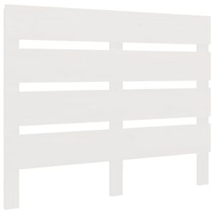 vidaXL Sengegavl hvit 90x3x80 cm heltre furu