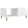 vidaXL Kaffebord H&oslash;gglans hvit 90 x 50 x 40 cm Konstruert tre