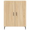 vidaXL Highboard sonoma eik 69,5x34x180 cm konstruert tre