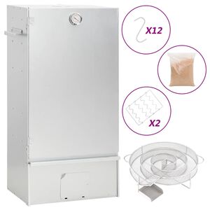 vidaXL Ovnsr&oslash;yker med kaldr&oslash;ykgenerator galvanisert st&aring;l