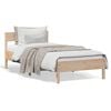 vidaXL Sengeramme uten madrass 75x190 cm heltre furu