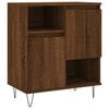 vidaXL Skjenk brun eik 60x35x70 cm konstruert tre
