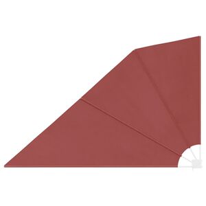 vidaXL Sammenleggbar sidemarkise for balkong terrakotta 160x240 cm