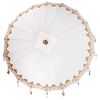 vidaXL Balinesisk Parasol Krem 185 x 185 x 260 cm