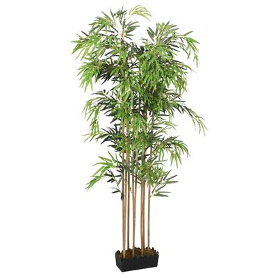 vidaXL Kunstig bambustre 500 blader 80 cm grønn