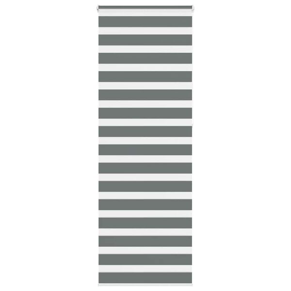 vidaXL Sebragardin m&oslash;rkegr&aring; 90x230 cm stoff bredde 85,9 cm polyester